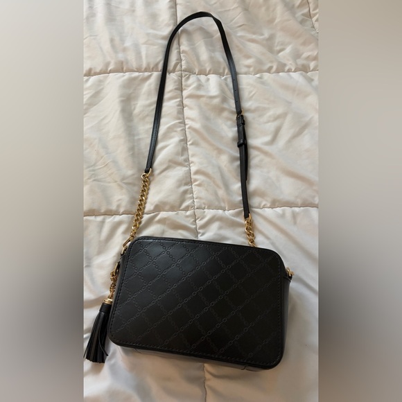 Michael Kors Black and Gold Crossbody Bag - Picture 3 of 5